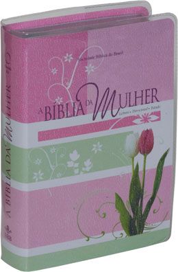 A Bíblia da Mulher Capa em couro bonded impresso, com sobr